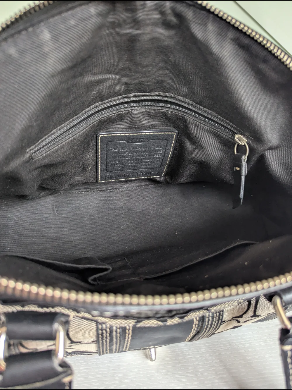 vintage Coach Hampton Signature Miranda Domed Satchel